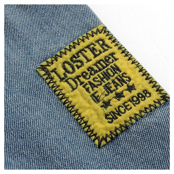 Lightweight denim jacket with patches - Picture 3 of 4